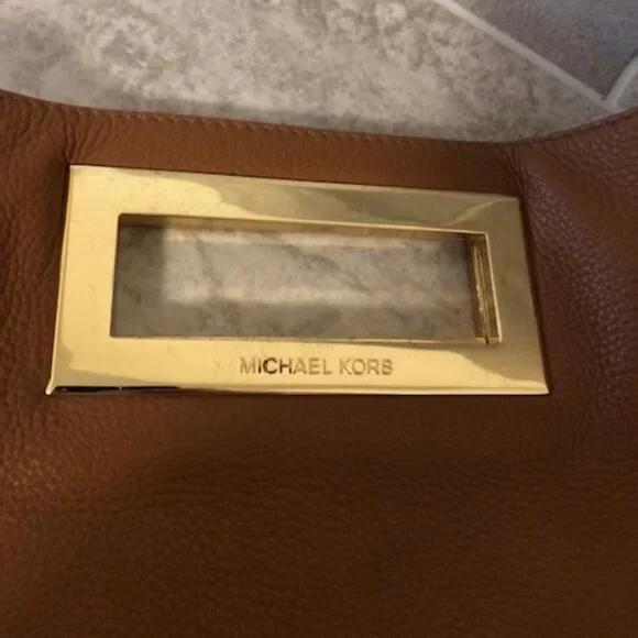 Michael Kors Leather Shoulder Bag - Picture 9 of 16